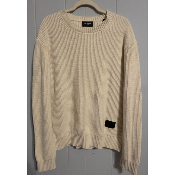 The Kooples Beige Wool Blend Sweater Ecru Knit Size M - Picture 8 of 8